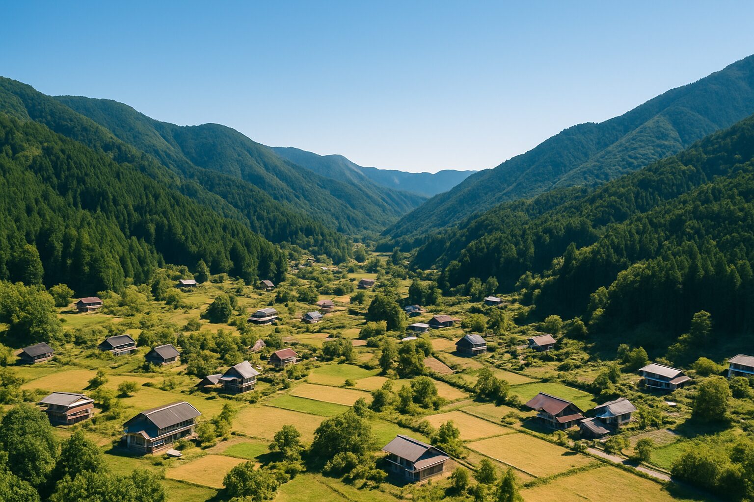 都市計画区域外の分布