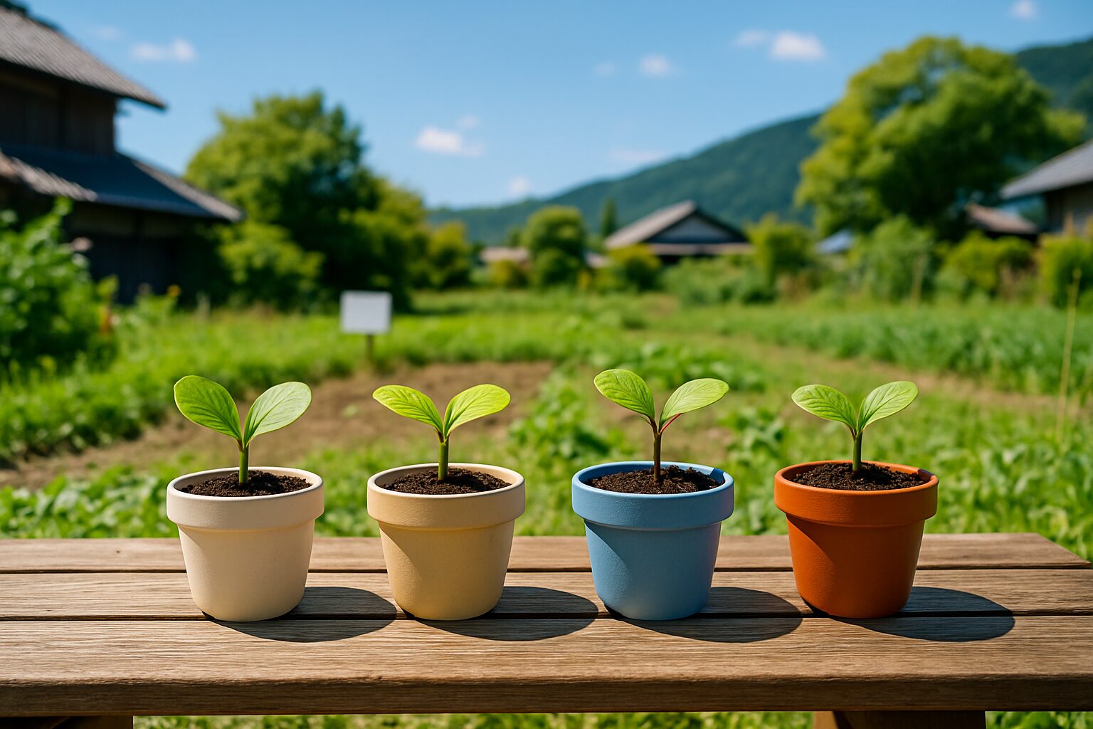 4つの植木鉢が示す農地分類
