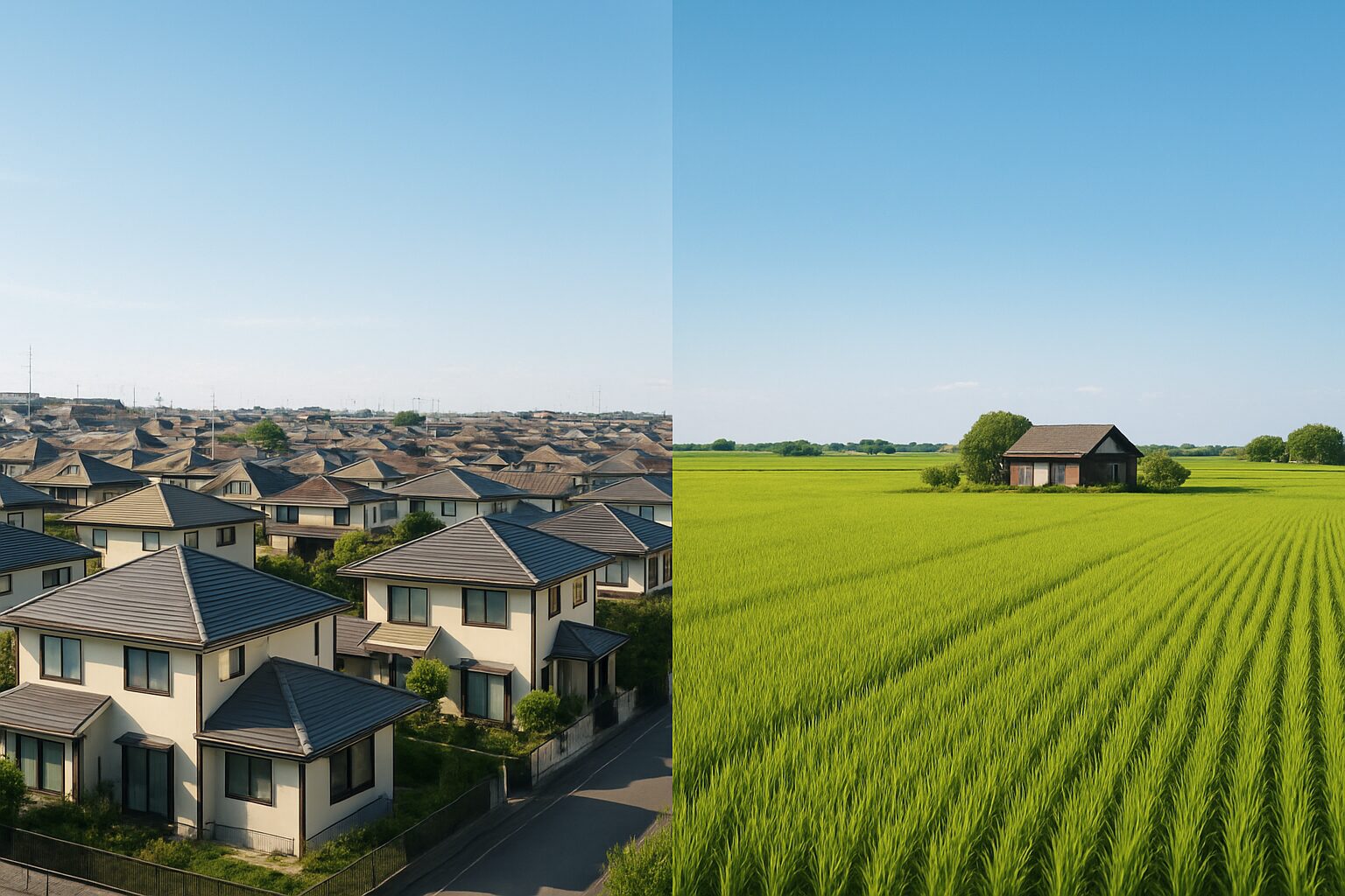 線引き済みと非線引きの違い