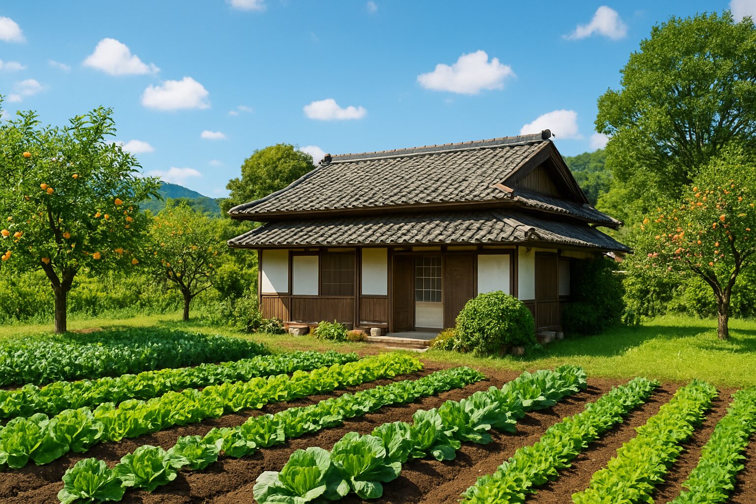 農家と畑 許可不要の例外