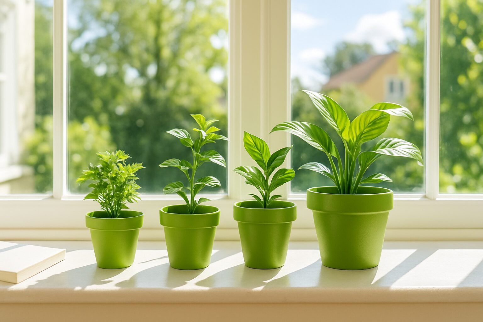 4区分の植木鉢