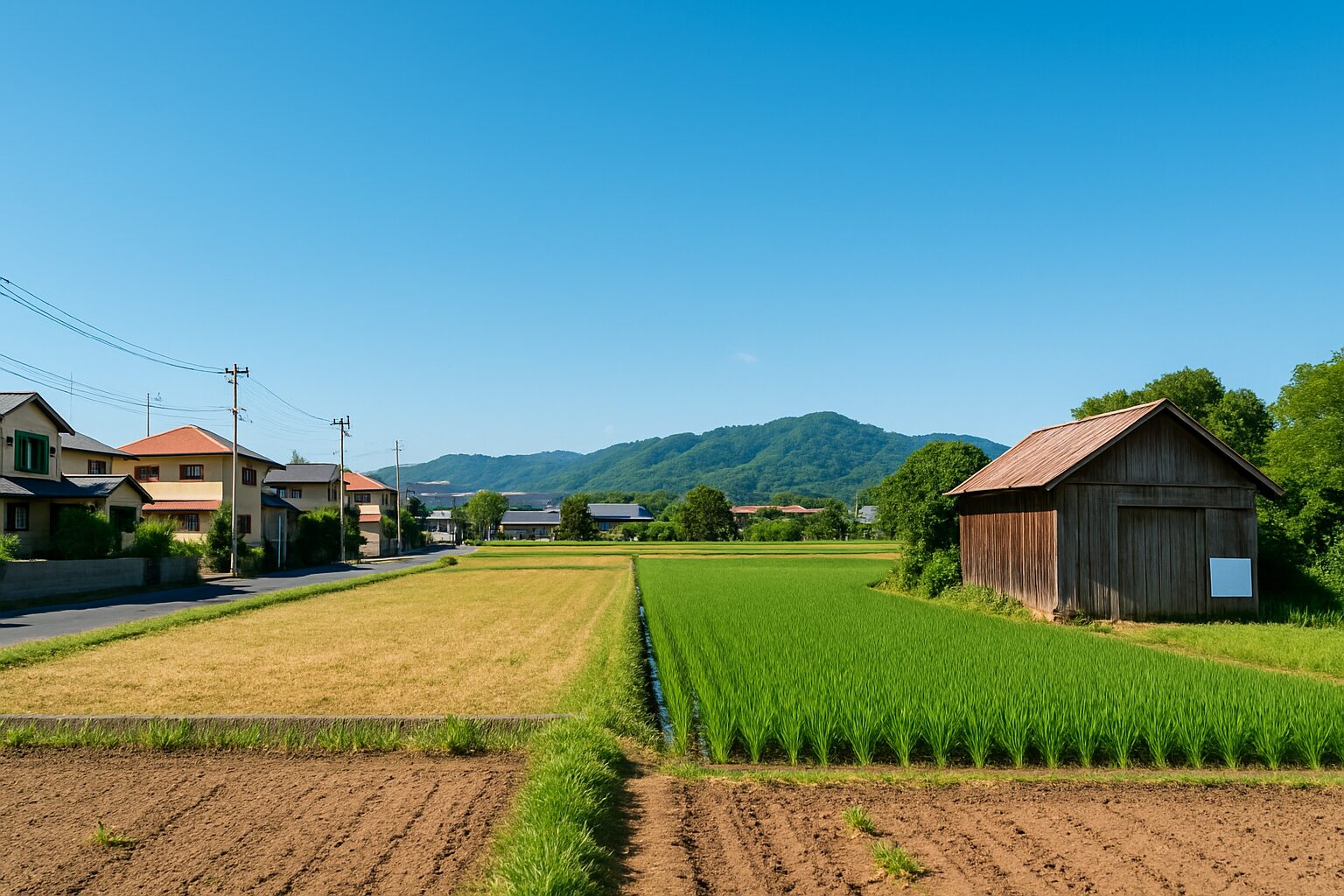 市街化区域と調整区域の比較