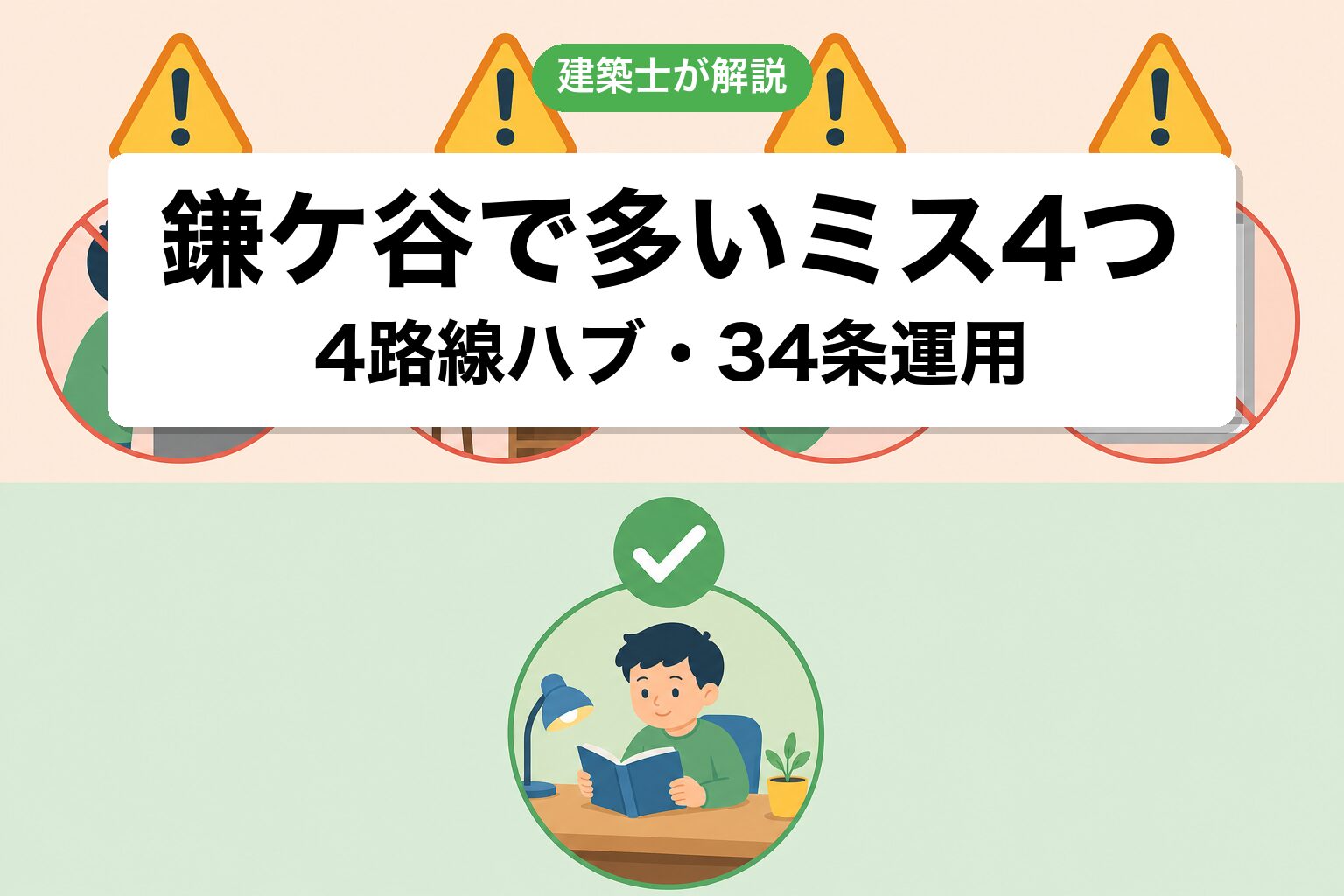 鎌ケ谷市の開発許可でよくあるミス4つ