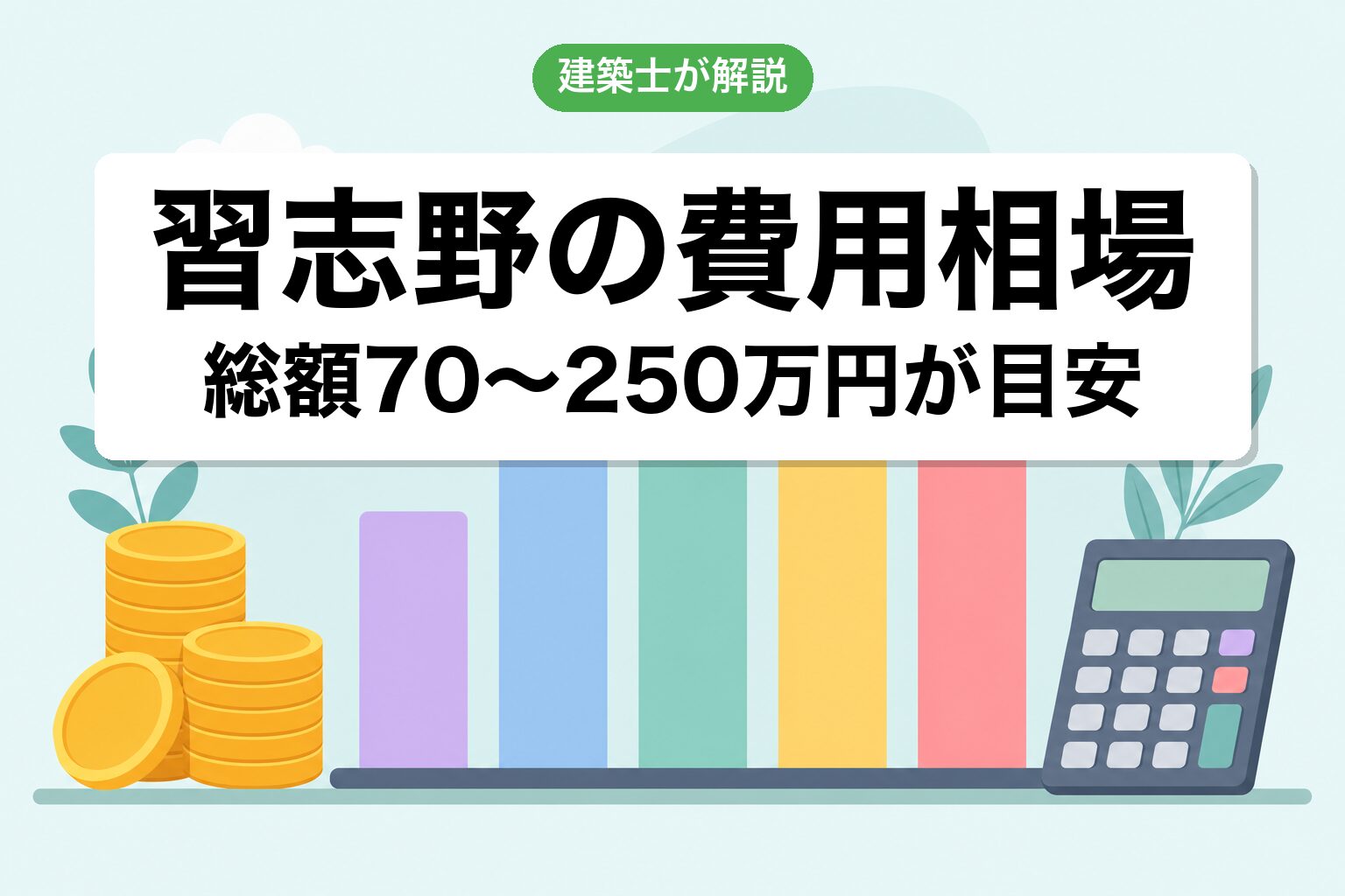習志野市の開発許可費用相場の内訳
