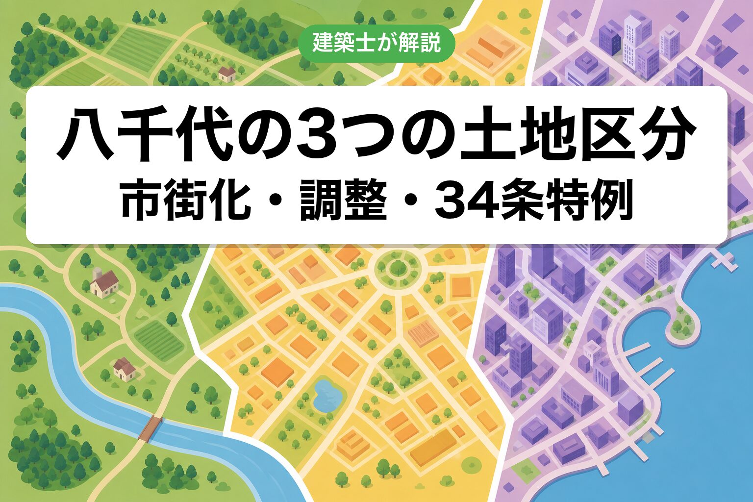 八千代市の土地区分ゾーニング