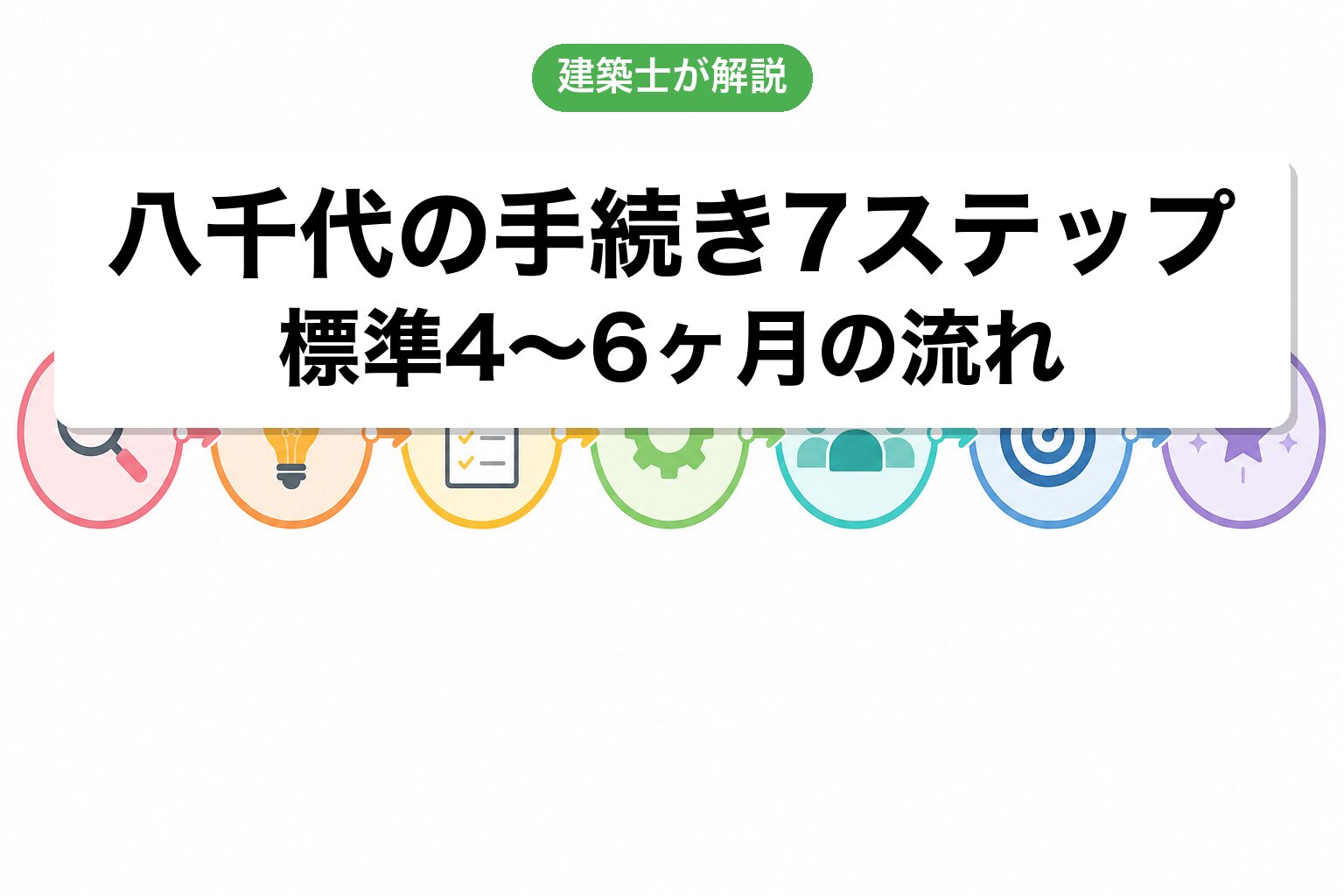 八千代市の開発許可手続き7ステップフロー