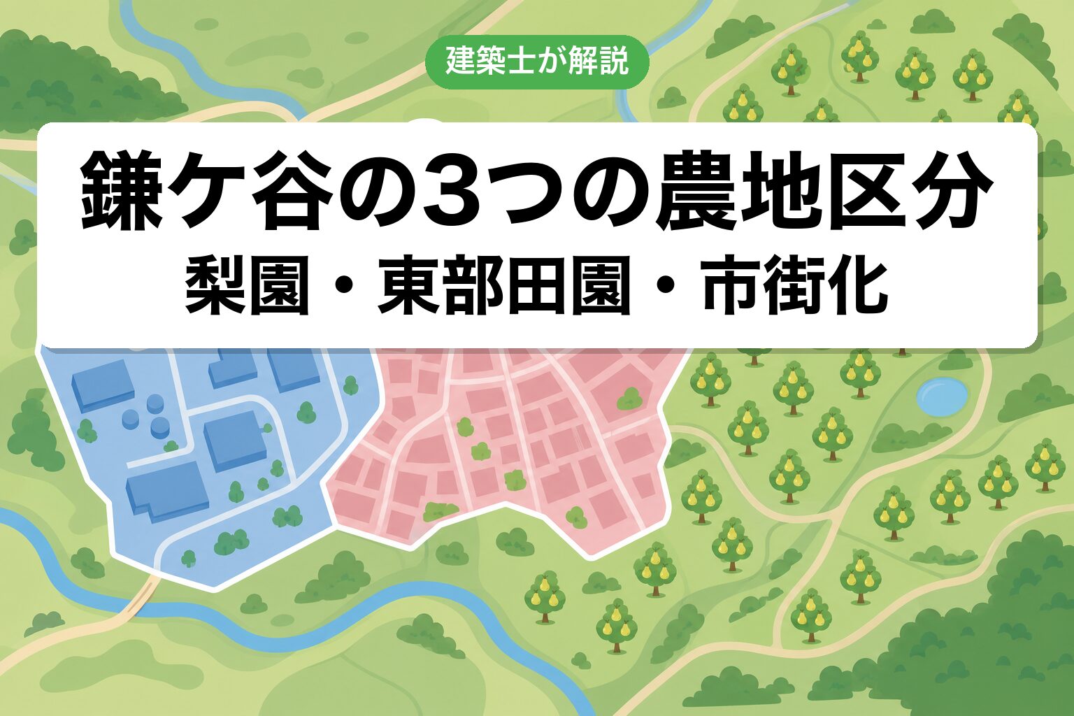 鎌ケ谷市の農地区分ゾーニング