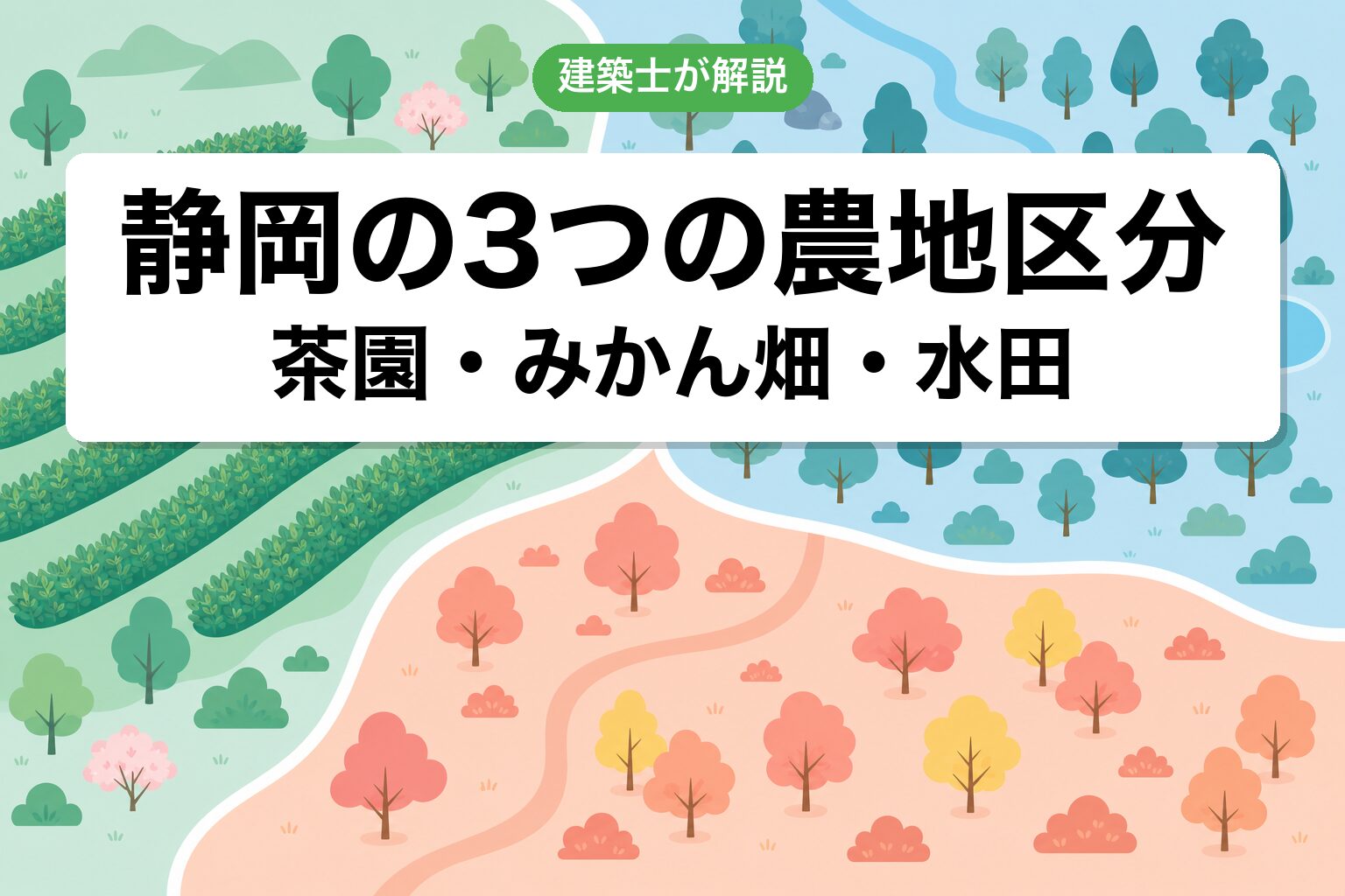 静岡市の農地区分ゾーニング