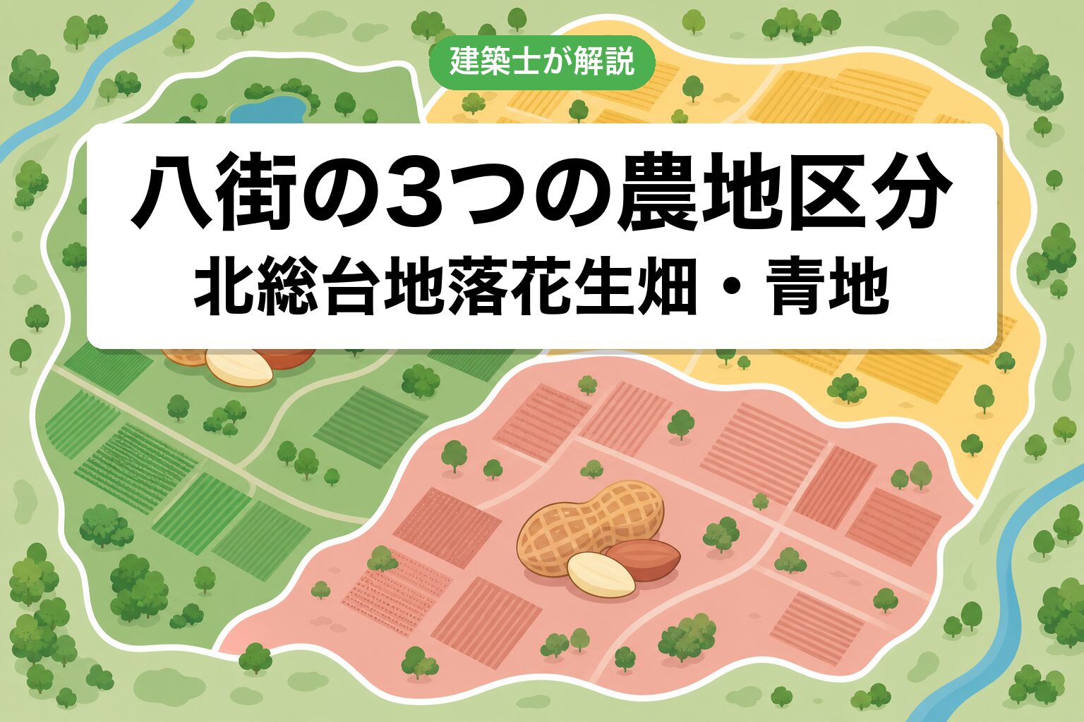 八街市の農地区分ゾーニング