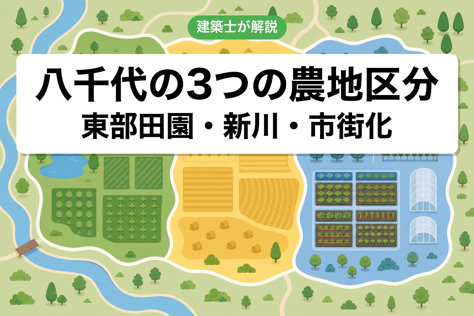 八千代市の農地区分ゾーニング