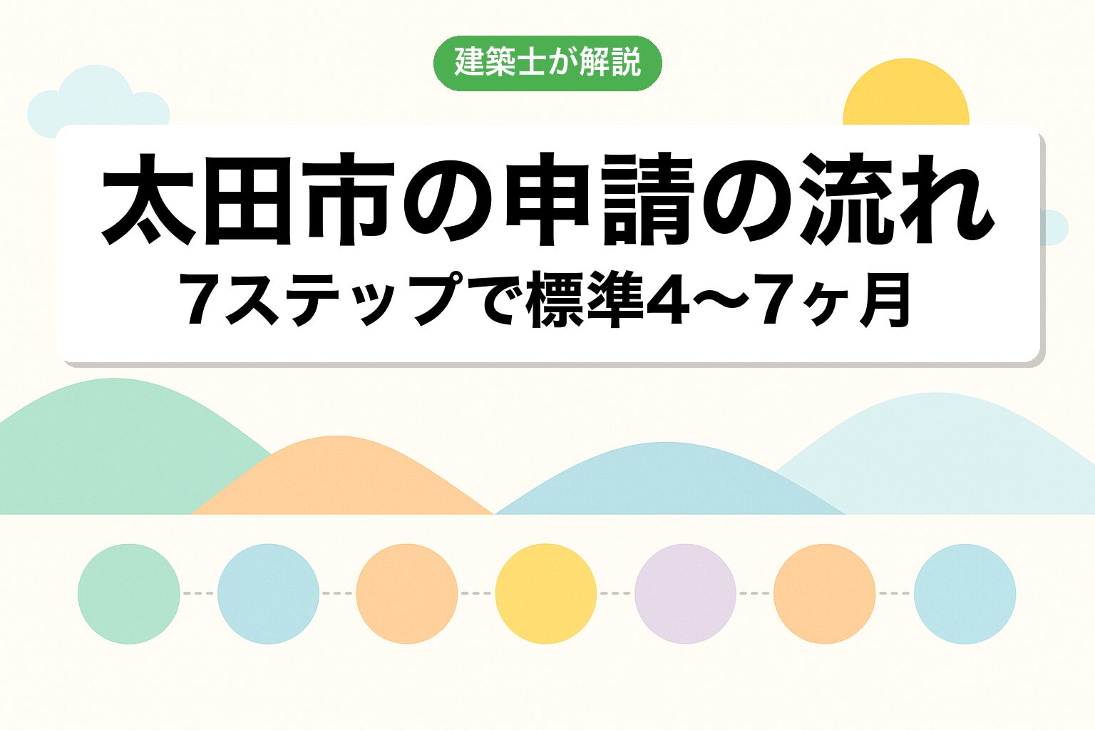 太田市・群馬県での申請の流れ7ステップを建築士が解説