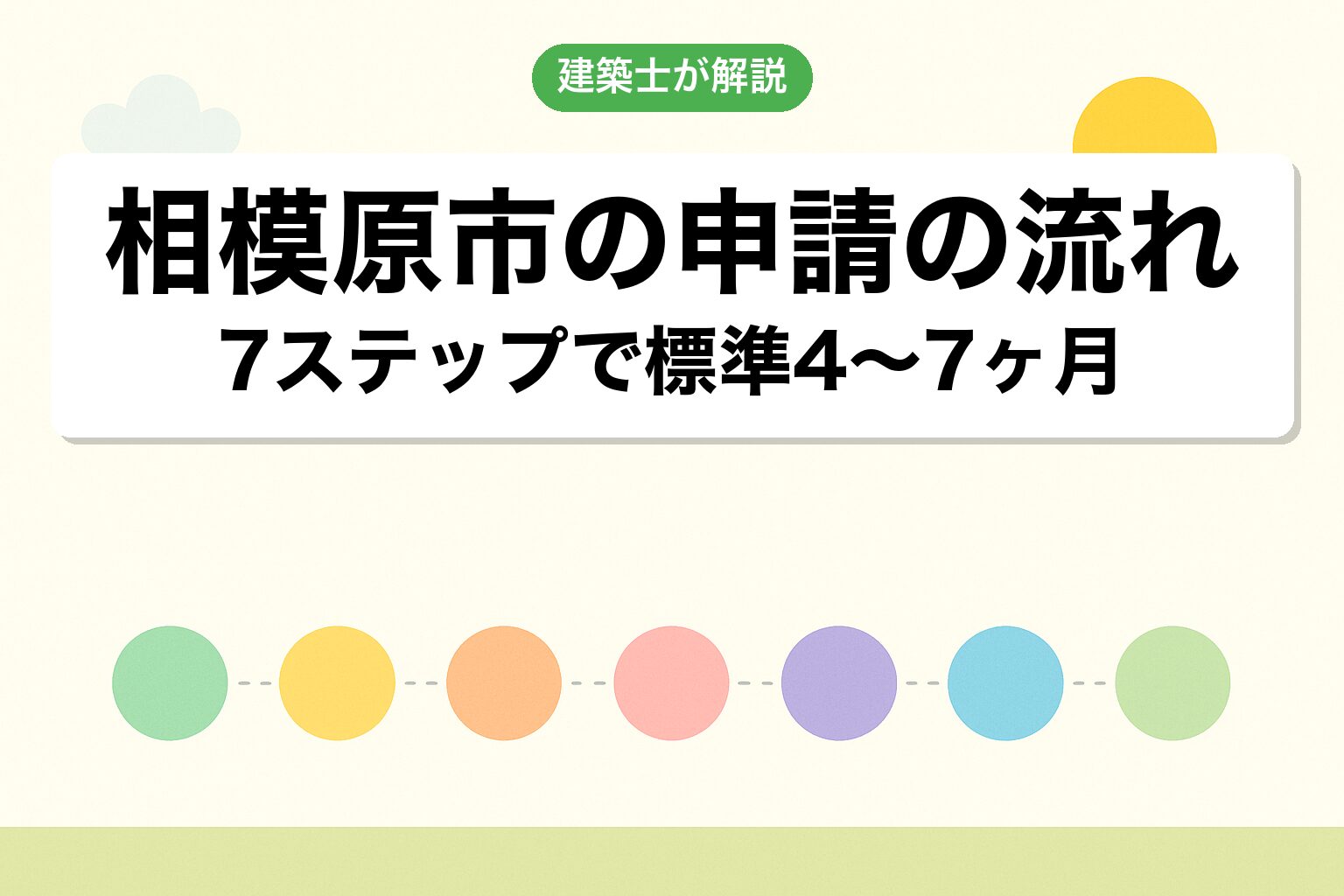 相模原市役所での申請の流れ7ステップを建築士が解説