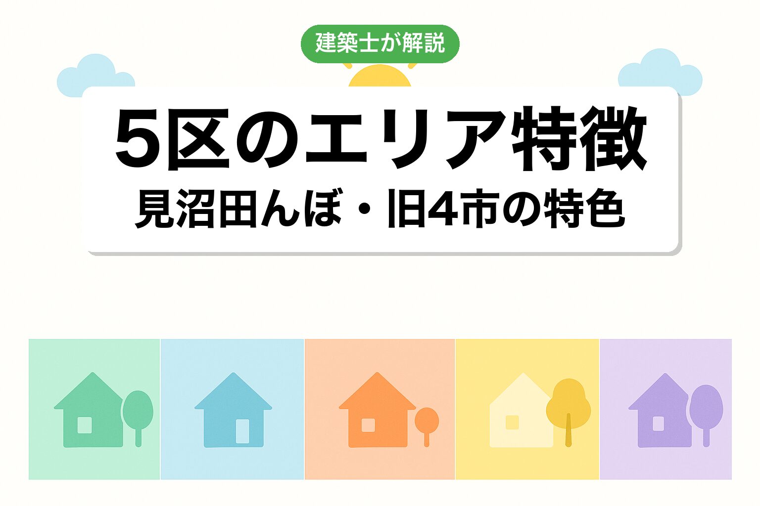 さいたま市で調整区域が広いエリアを建築士が解説