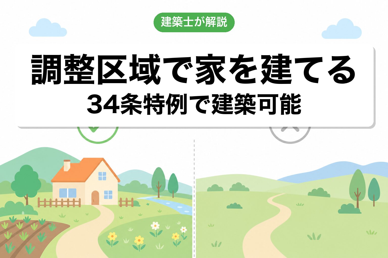 市街化調整区域に家を建てることはできるのか