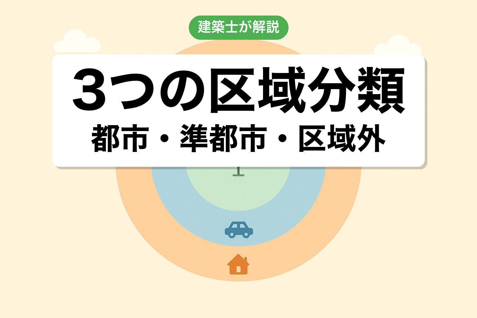 都市計画区域・準都市計画区域・区域外を建築士が解説