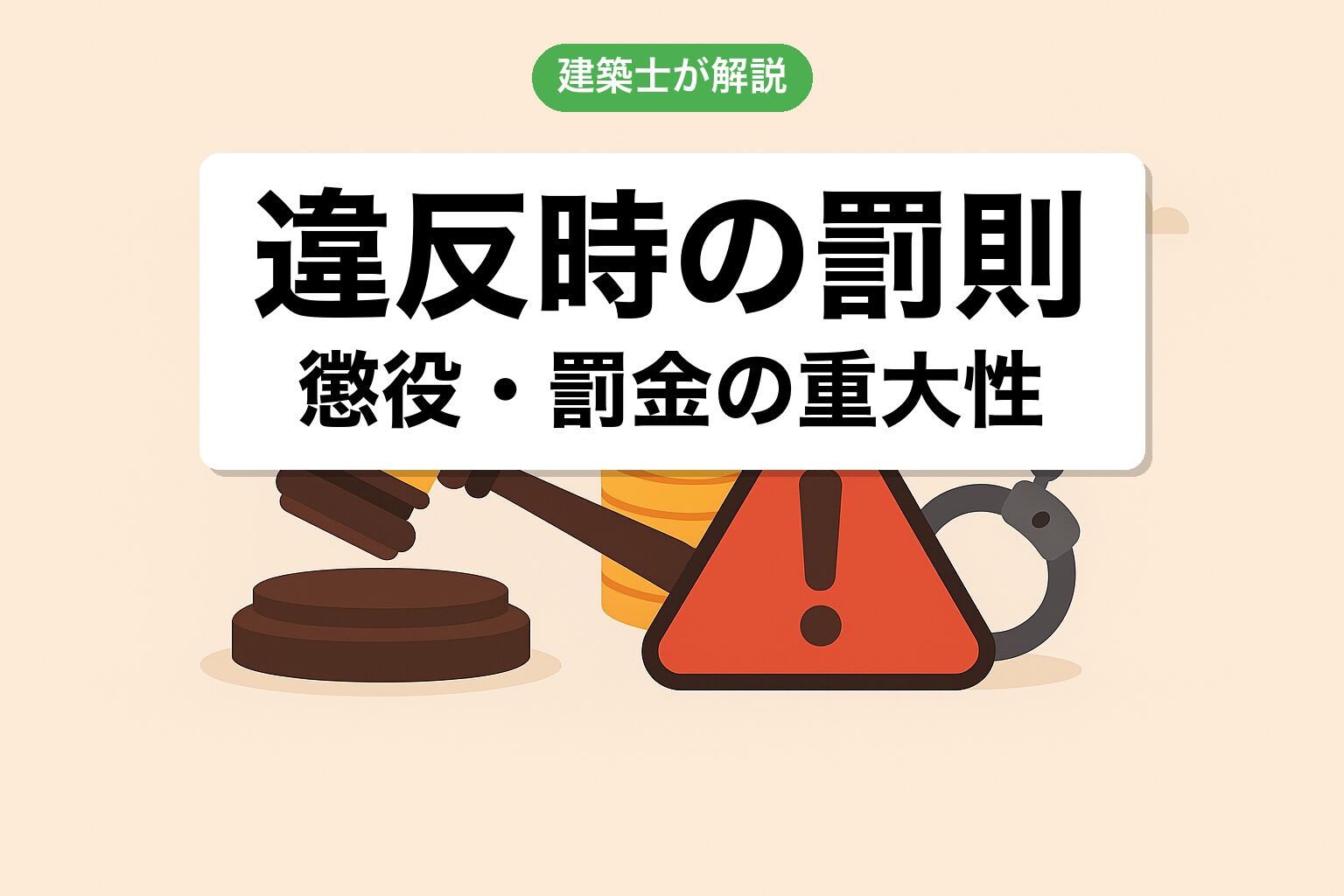 都市計画法違反時の罰則を建築士が解説
