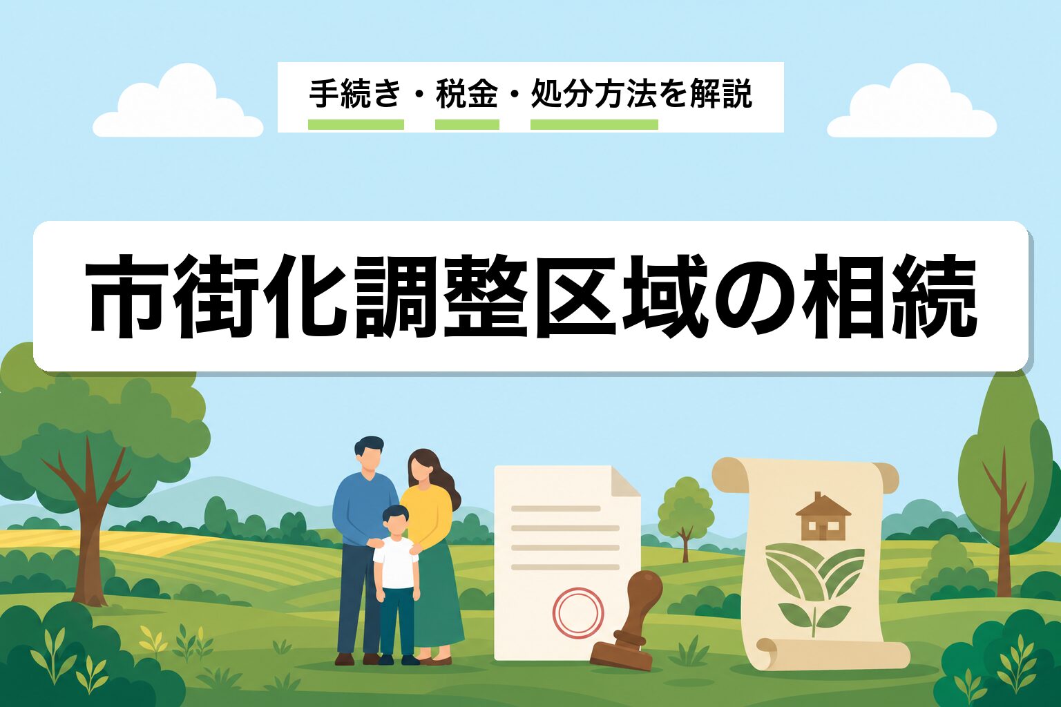 市街化調整区域の相続｜手続きの流れ・相続税評価・処分方法を解説