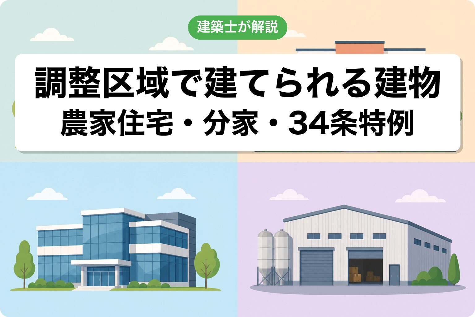建てられる建物