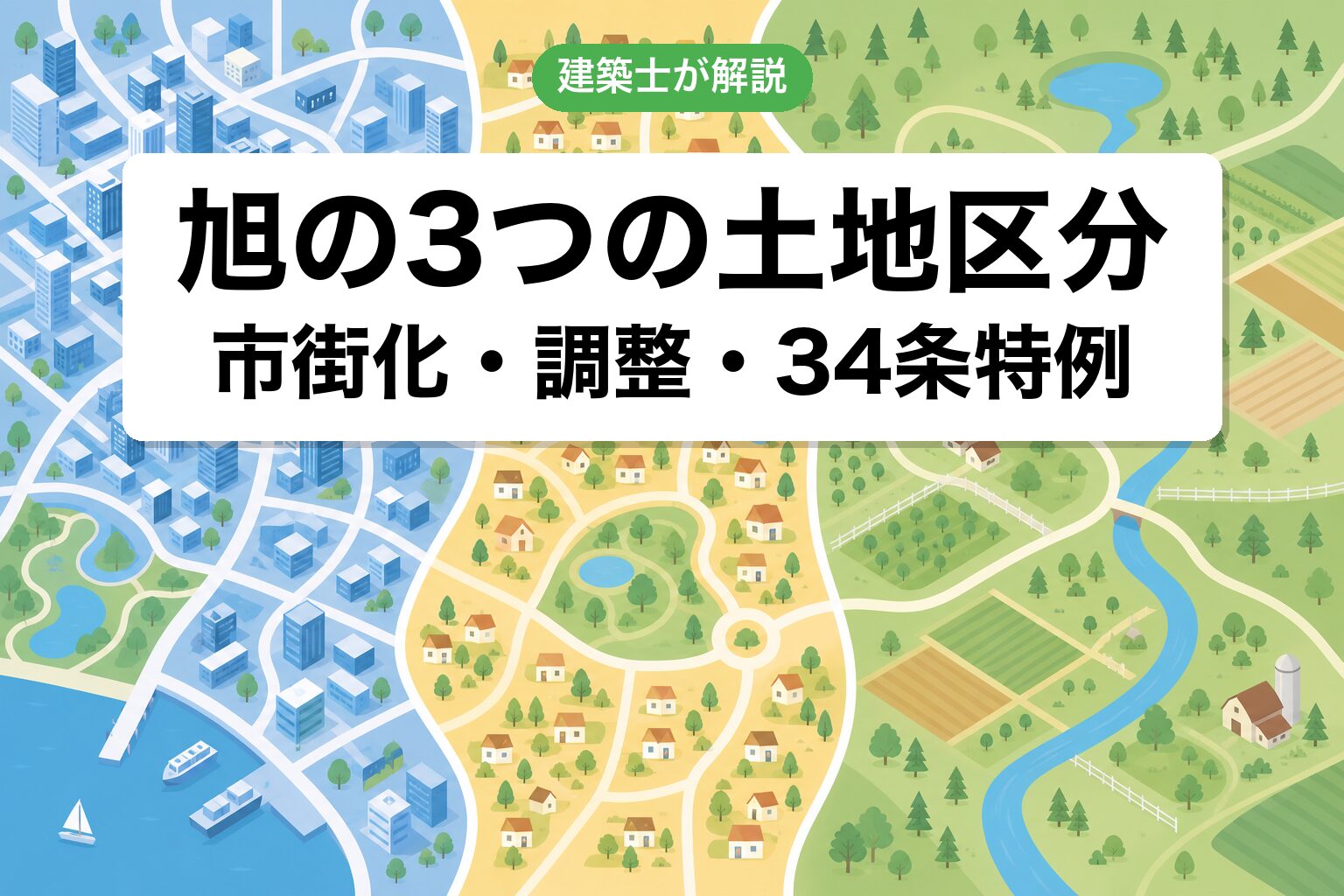 旭市の土地区分ゾーニング