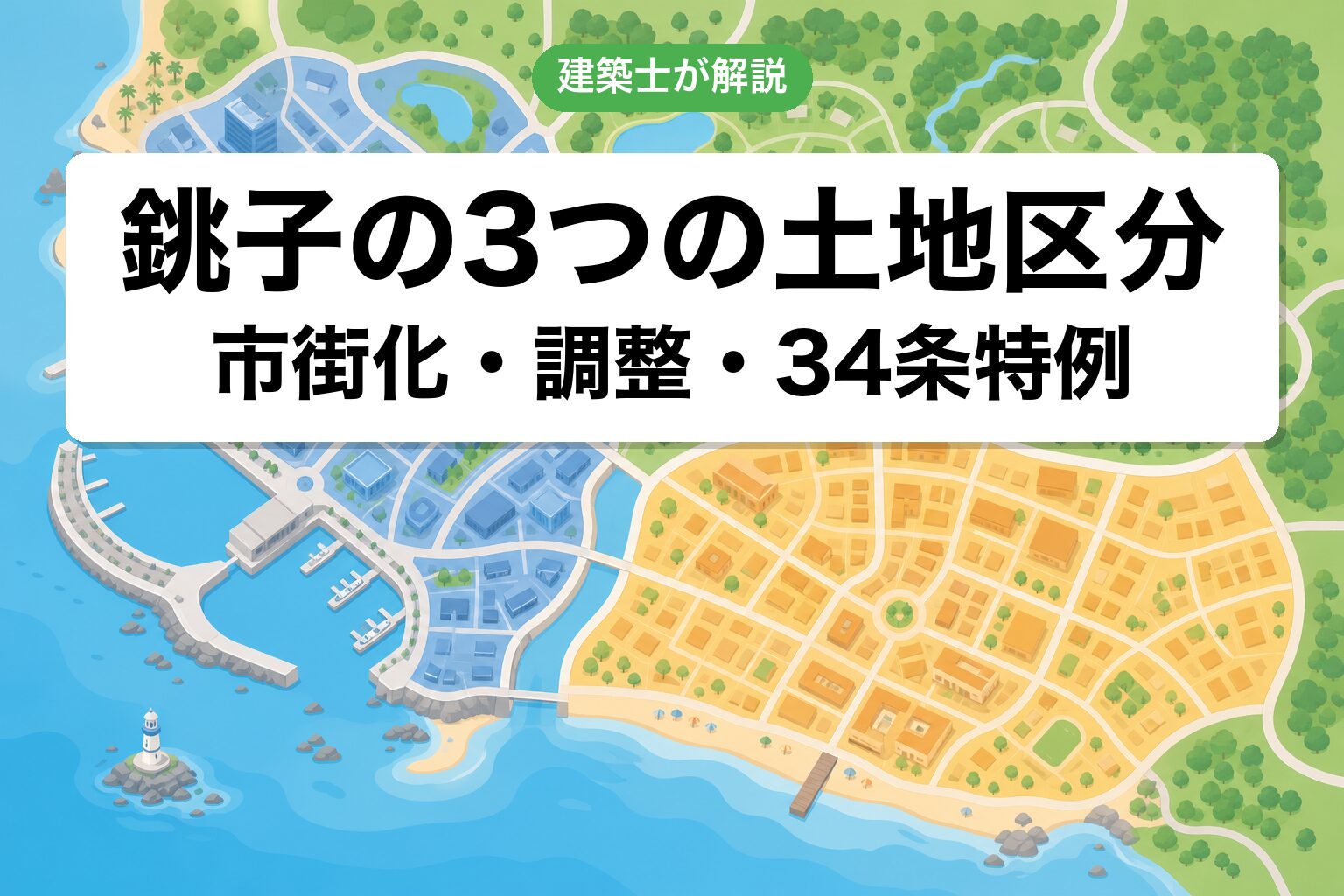 銚子市の土地区分ゾーニング