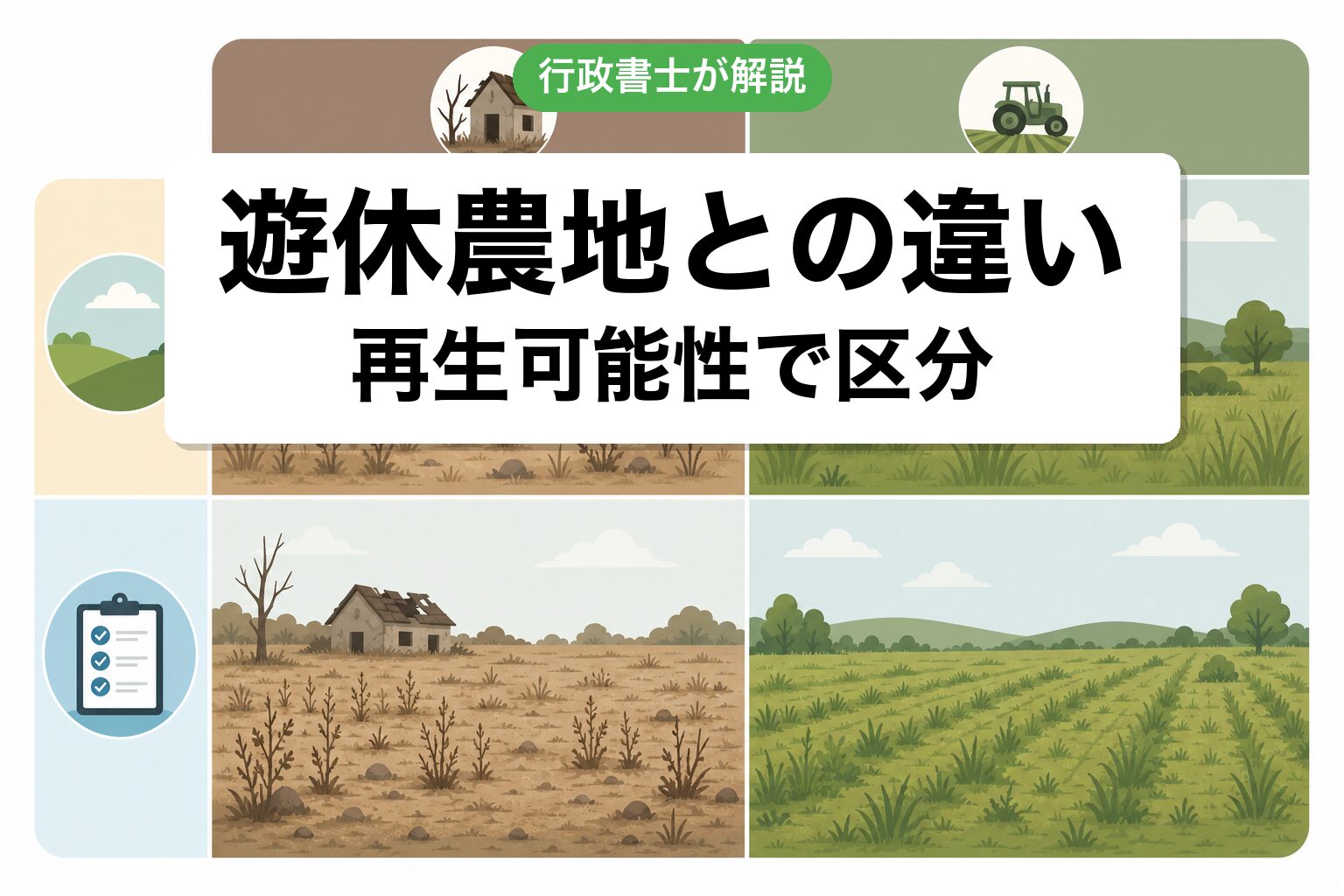 遊休農地との違い