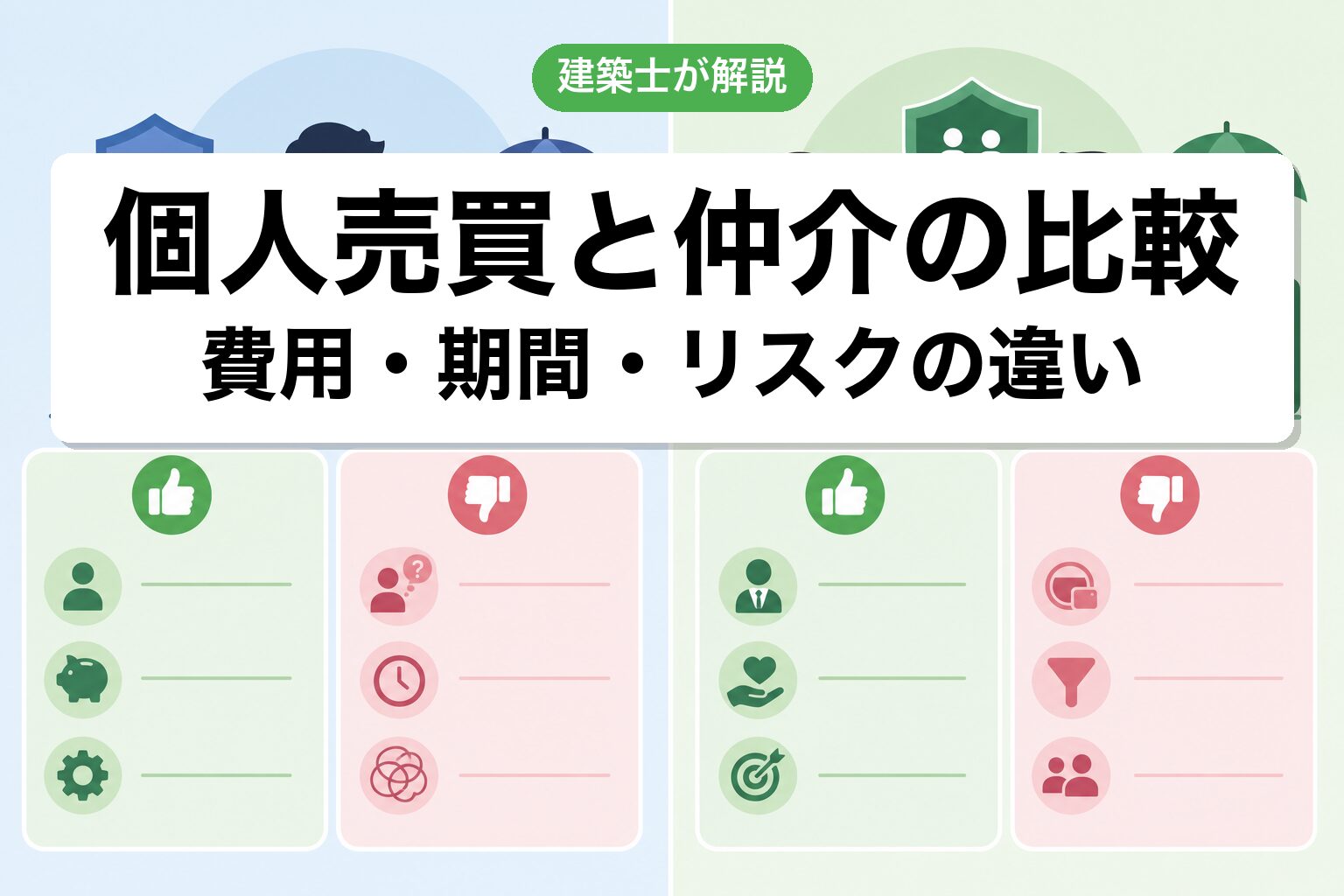 個人売買vs仲介
