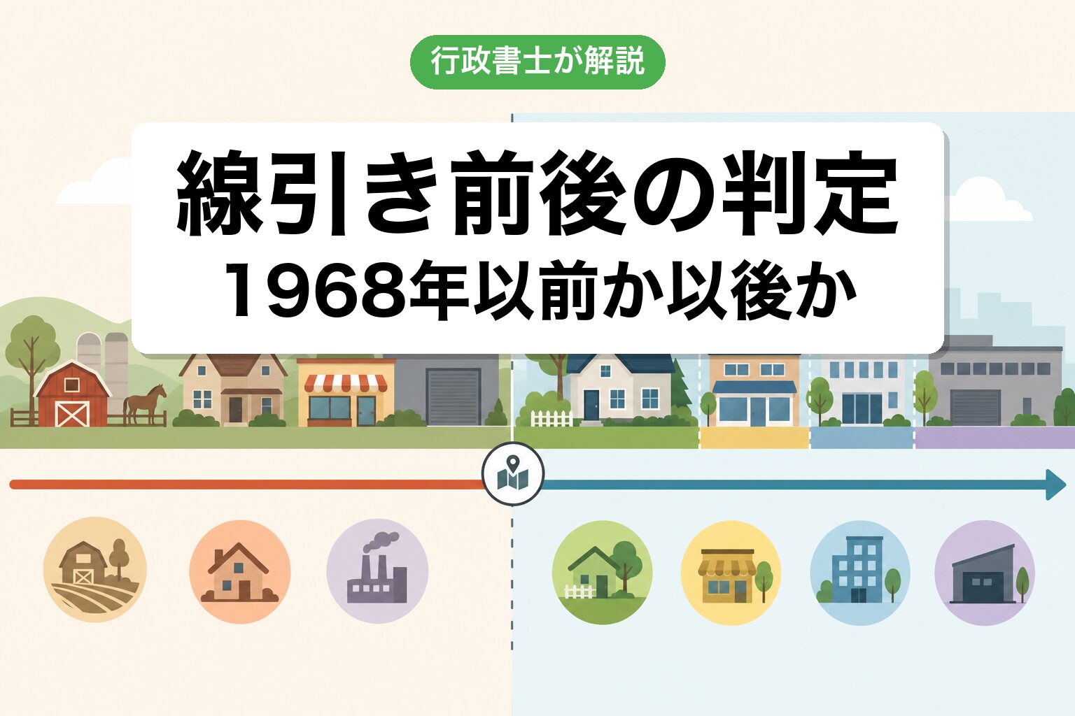 線引き判定