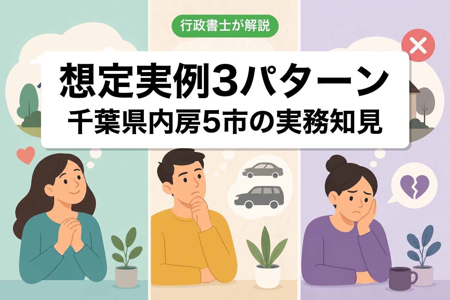 想定実例3パターン