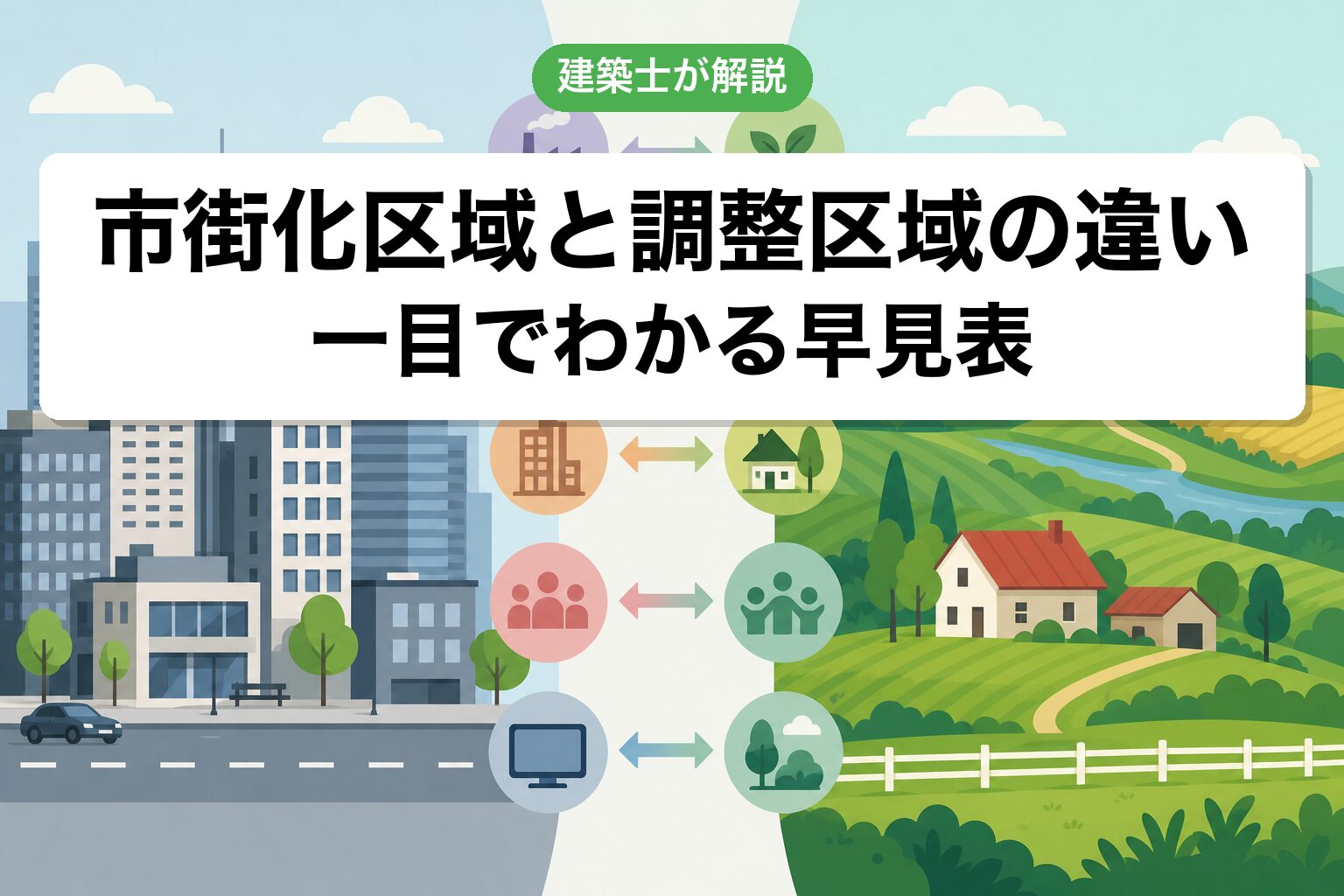 6つの違い早見表
