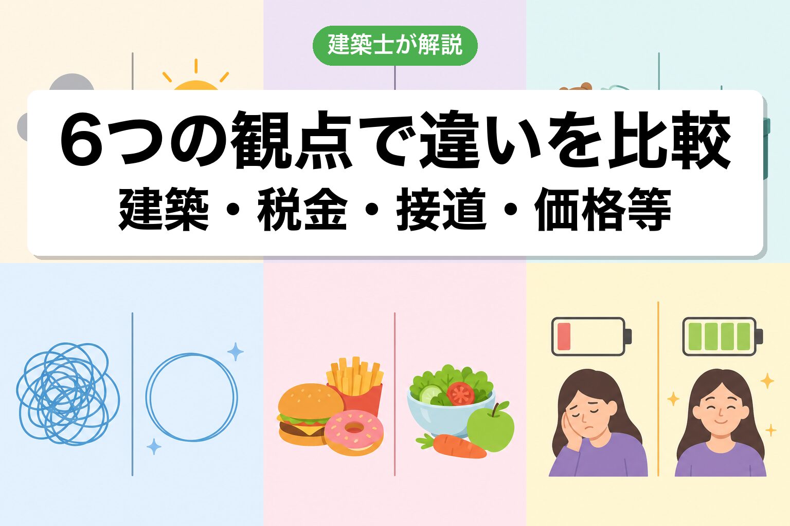 6つの観点で詳細比較