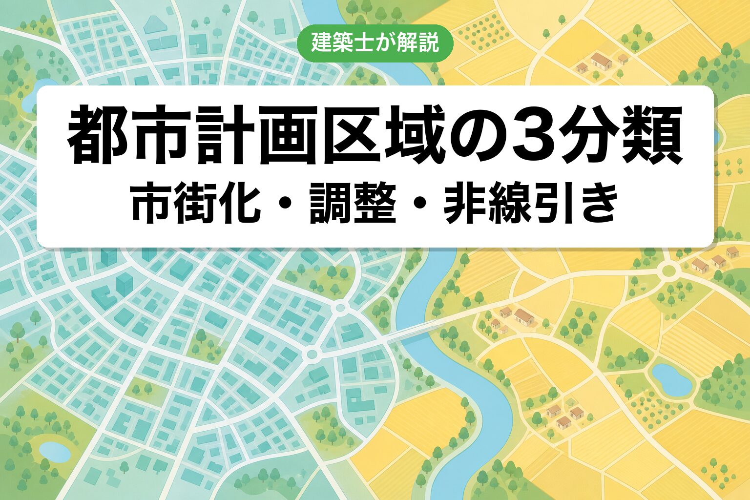 都市計画区域の3分類