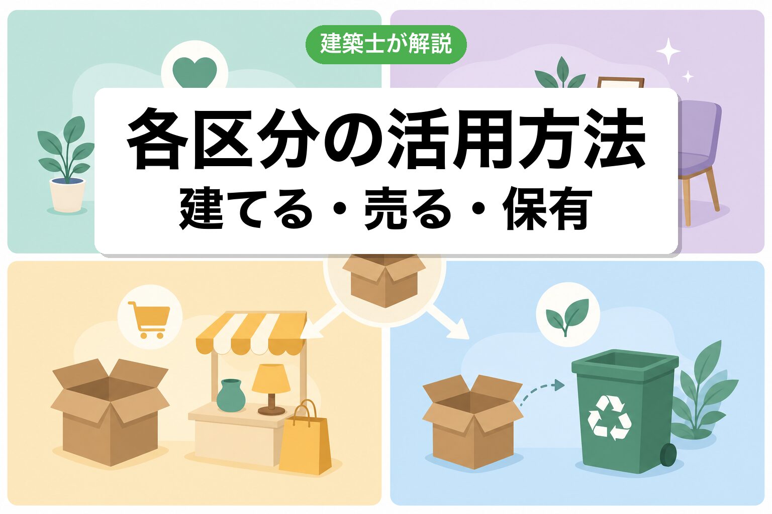 各区分の活用方法