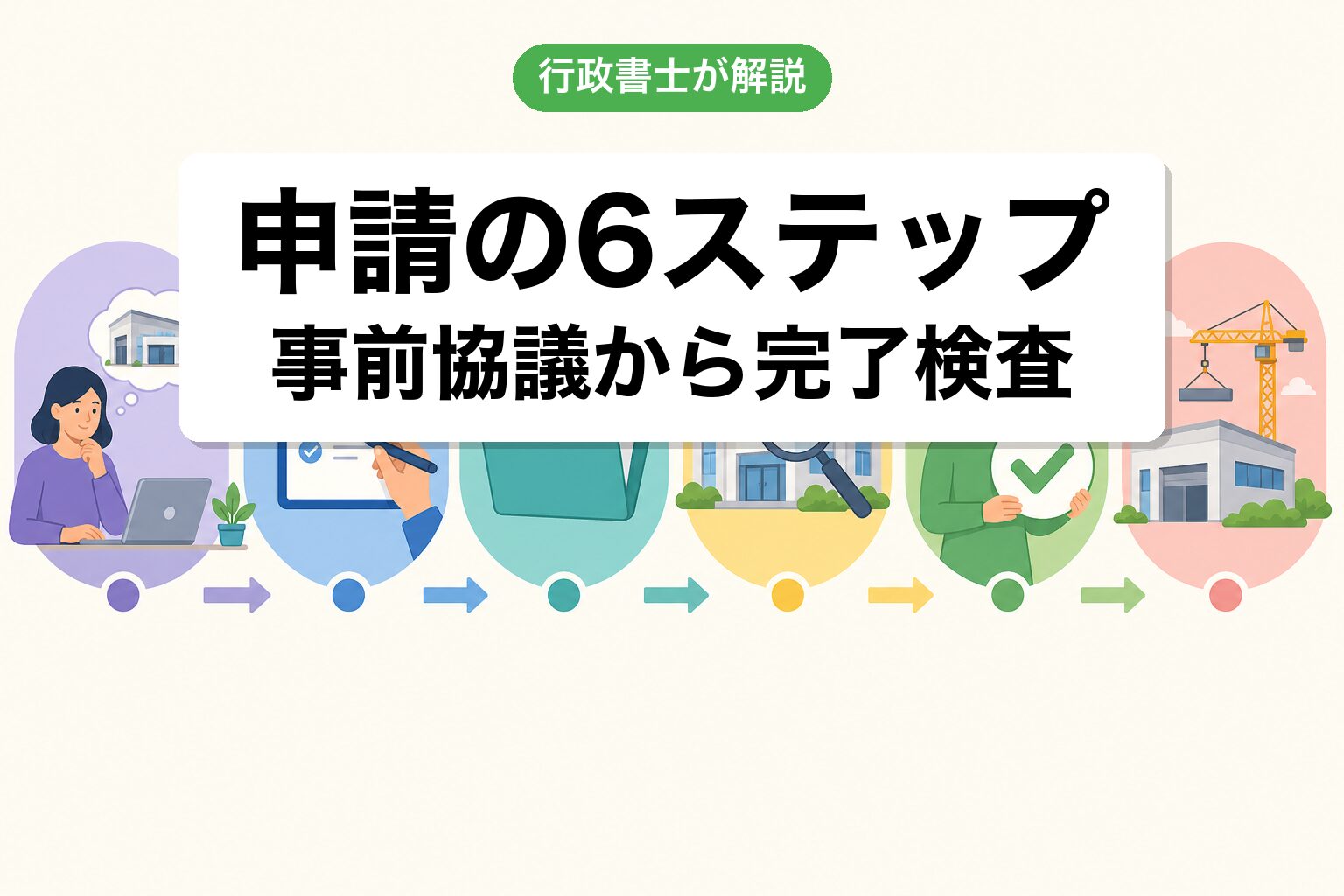申請6ステップ